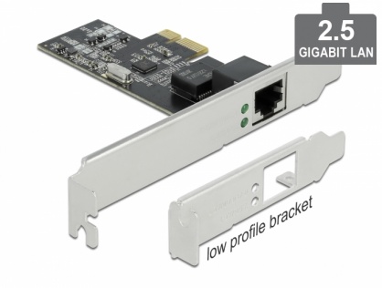PCI Express la 1 x 2.5 Gigabit LAN, Delock 89564